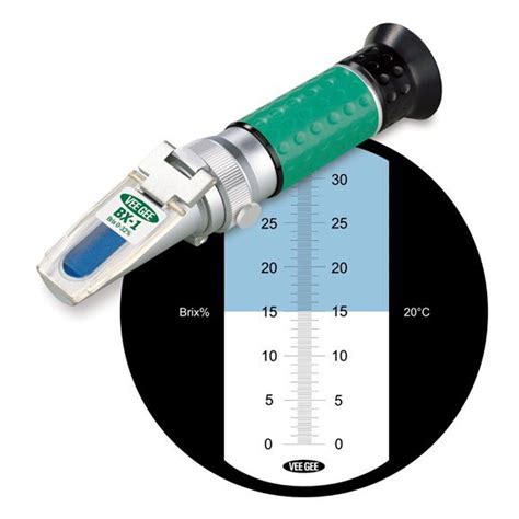 vee gee scientific bx-3 handheld refractometer|vee gee digital refractometer.